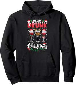 Sudaderas con capucha de secado rápido transpirables con cremallera completa de algodón 100% personalizadas, suéteres de Navidad feos con sublimación, sudaderas de invierno teñidas lisas - Product Image 1