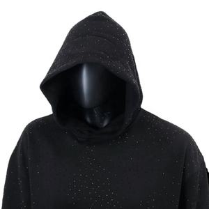 Sweat-shirts à strass pour hommes, respirants et à séchage rapide, meilleure fabrication de vêtements pour hommes, sweat-shirts à strass en coton mélangé - Product Image 1