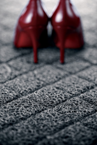 แผ่นปูประตูพีวีซีขนาดใหญ่ที่แนะนำเป็นอย่างยิ่งดีไซน์สี่เหลี่ยมกันน้ำที่มีเอกลักษณ์สามารถซักได้สำหรับการใช้งานกลางแจ้งในสำนักงานหรือในโรงแรม - Product Image 4