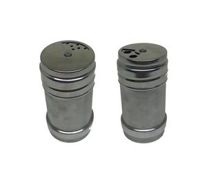 Ensemble de salière et poivrière en laiton de qualité supérieure, design cylindrique moderne, luxueux, élégant, durable, de haute qualité, pour la cuisine et la salle à manger - Product Image 2