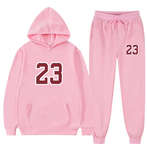 Conjunto de chándal de 2 piezas para hombre, Sudadera con capucha y pantalones con cordón, ropa deportiva para correr, sudaderas con capucha para hombre - Product Image 4