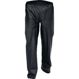 ASATEX Black Rain Trousers with PU Stretch Protective <b>Raincoats</b> - Product Image 1