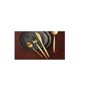 Couverts royaux finition polie Design vaisselle Designer laiton portabilité ensemble de couverts en acier vaisselle d'intérieur couverts en métal - Product Image 1