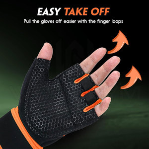 Gants d'haltérophilie de haute qualité pour hommes et femmes, avec logo personnalisé - Product Image 4