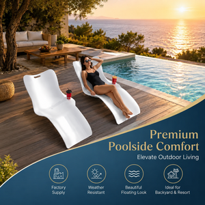 Chaises longues de <span class=keywords><strong>piscine</strong></span> en fibre de verre pour extérieur, à prix abordable, pour bain de soleil dans l'eau, avec étagère de <span class=keywords><strong>piscine</strong></span> intégrée, ensemble de chaises longues et de transats - Product Image 5