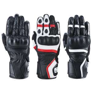 Gants en cuir de moto de haute qualité Gants de moto respirants Équipement de protection de motocross Gants de course de moto avec logo personnalisé - Product Image 4
