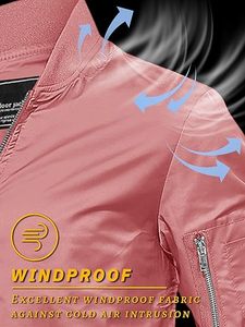 Blouson d'aviateur à col montant léger et imperméable avec bordure en fourrure de mouton pour hommes personnalisé OEM de grande taille pour l'hiver - Product Image 2