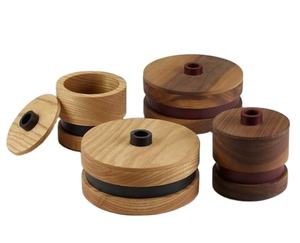 La mejor nueva caja de madera de Acacia de madera Chapati con tapa para cocina hotel restaurante personalizar madera cálida cazuela - Product Image 1