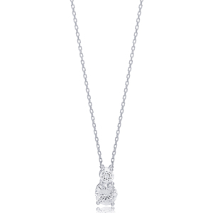 Collier pendentif à breloque élégant en pierre de zircon brillant fabriqué à la main bijoux en argent sterling 925 - Product Image 5