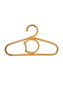 Perchas de Ropa Ecológicas de Ratán, Perchas Hechas a Mano de Bambú/Ratán Natural para Vestidos, Abrigos, Ropa de Bebé y Adultos - Product Image 4