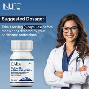 Compre 90 pastillas vegetales de fórmula Ayurvédica superior Shilajit + Ashwagandha + para el apoyo de la salud diaria para adultos - Product Image 5