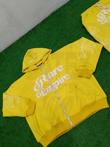 Sudadera con Capucha de Alta Calidad OEM, 500 GSM, con Logotipo Personalizado Bordado, Invierno, 100% Algodón, Cierre de Cremallera, Hombros Caídos, Lavada y Desgastada - Product Image 3