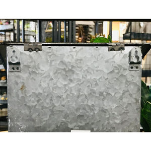 Boîte aux lettres en métal galvanisé gris de qualité supérieure avec design mural de grande taille, parfaite pour les lettres et les colis dans les jardins - Product Image 3