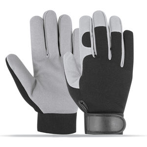 Gants de protection de mécanicien rembourrés en cuir synthétique anti-chocs de gros personnalisés Gants de travail de sécurité résistants aux chocs - Product Image 6
