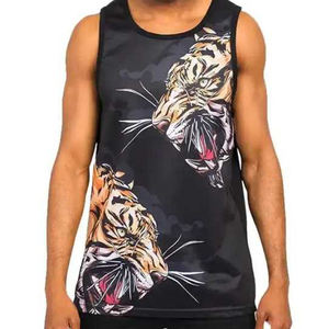 Venta al por mayor transpirable de secado rápido Activewear Fitness Man Tank Tops Gym Tank Top Drop Armhole Wear Men Open Side - Product Image 1