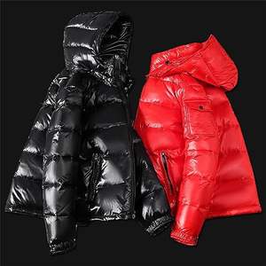 Veste en duvet brillante pour hommes, imperméable, hiver, vestes épaisses et gonflées, manteau chaud et isolé pour hommes - Product Image 6