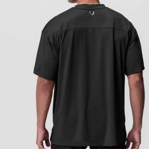 T-shirt oversize pour homme, luxe, coton lourd 240 g/m², épaules tombantes, streetwear, haute qualité, personnalisable, tendance, haut décontracté - Product Image 5