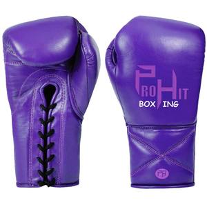 Gants de boxe d'arts martiaux unisexe couleur unie vêtements d'entraînement gants de kickboxing gagnants antidérapants poignées sparring - Product Image 1