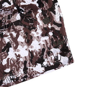 กางเกงขาสั้นเอวยางยืดสำหรับผู้ชายใส่ในฤดูร้อนระบายอากาศได้ดีพิมพ์โลโก้ได้ตามต้องการลวดลายฮิปฮอปสีทึบ - Product Image 2