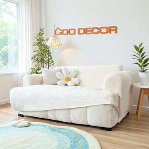 Funda de Sofá de Terciopelo Lavable, Antiarañazos, con Patrón Liso, Duradera, Elástica, Suave y Lujosa, Color Personalizado, Antipolvo - Product Image 2