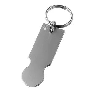 Portachiavi e Moschettoni Promozionali in Alluminio Riciclato Eco-Friendly con Porta Token - Product Image 5