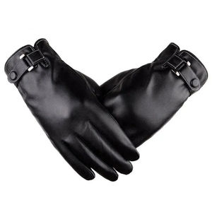 Guantes de Invierno de Piel para Mujer, con Pantalla Táctil, Forro Polar Suave, Personalizables OEM, para Uso Diario - Product Image 1