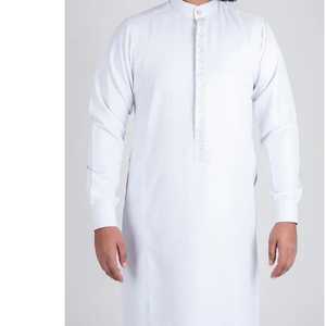 <b>Men</b> Blue color Hood <b>Thobe</b> In Premium Quality In Low Price And Low MOQ High Quality <b>Thobe</b> 2025 - Product Image 2