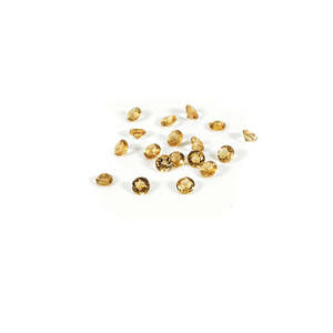 Citrine naturelle de qualité AAA, rondes calibrées 3mm 4mm, jaune orange, taille brillant triligne, marquise, carrée, IGI, Jade, Saphir - Product Image 1