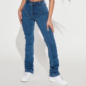 Casual Style Denim Jeans <b>Ladies</b> <b>Shorts</b> Breathable Plain Simple Premium Cotton Quality Material Denim Jeans Pants Women - Product Image 5