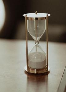 <b>Gold</b> Metal Modern Handmade Eco-Friendly Hourglass Timer Perfect for Statement <b>Desk</b> Accessories Enhancing Home Office Study Rooms - Product Image 6