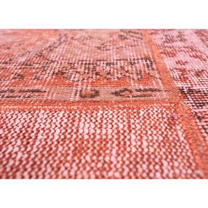 Tapis en laine noués à la main Provenance, rouge-orange, motif abstrait patchwork, rectangulaire 9x12, pour entrée et couloir, Pae-3398 - Product Image 3