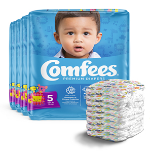 Comfees Baby Diapers Size 5 27pcs (x4) Disposable Baby Diapers. Over 27 lbs - Product Image 5