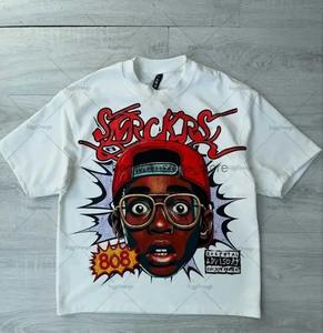 Camiseta de Manga Corta para Hombre, 180 g, Cuello Redondo, Color Sólido, Diseño Simple, Holgada, Informal, en Oferta - Product Image 6