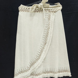 กระโปรงพันรอบตัวสไตล์โบโฮชิค งานแฮนด์เมด ลายชนเผ่า ดีไซน์ดั้งเดิม ระบายอากาศได้ดี เหมาะสำหรับงานเทศกาล  ชุดธรรมชาติ - Product Image 1