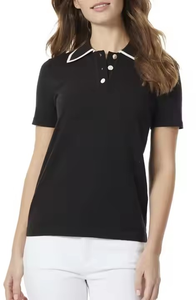 Tops Pull à manches courtes Pull basique décontracté - Product Image 3