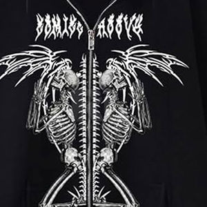 Sweat à capuche noir avec strass pour homme, streetwear, capuche et manches, 500GSM, surdimensionné, logo personnalisé, sweats d'hiver - Product Image 4