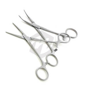 Pinzas para mosquitos Halstead, instrumento Médico Quirúrgico de acero inoxidable Premium curvo, hemostasia de sujeción, procedimientos veterinarios - Product Image 6