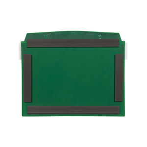 Portadocumenti con flap protettivo, magnetico, DIN A5 orizzontale, Verde, 4 strisce magnetiche, 10 pz / confezione. - SD4M/5111- - Product Image 2