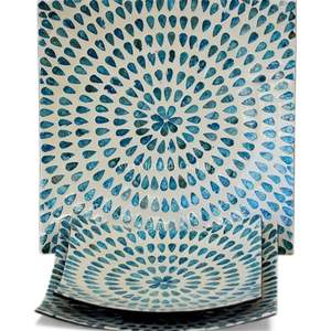Decorative Bohemian Mother of Pearl <b>Plate</b> <b>for</b> Luxury Dining Table and Interior Home <b>Display</b> From Vietnam - Product Image 2
