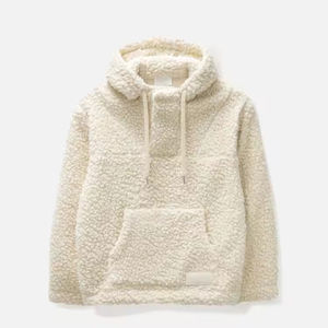 Sweat à capuche d'hiver doublé en sherpa de qualité supérieure, 100% coton, doublure en polaire, broderie personnalisable, 2026 - Product Image 6
