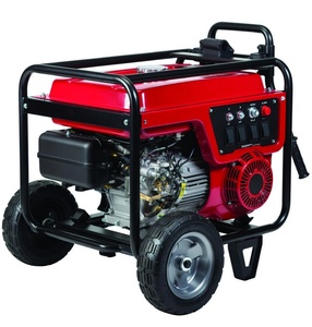 Professional 5000-Watt Dual-Voltage Portable <b>Generator</b> – 120/240V High-Output <b>Gasoline</b> Power Station - Product Image 1