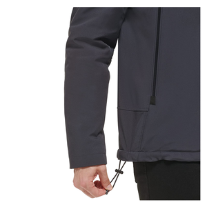 Chaqueta de Lona de Alta Calidad Personalizada, Servicio OEM, Chaqueta Cortavientos de Invierno al por Mayor, Impermeable, con Capucha, Tallas Grandes para Hombre - Product Image 5