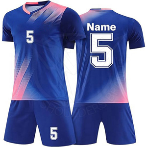 Jersey de fútbol de alta calidad sublimado personalizado llegada única uniformes de fútbol de color naranja y verde hechos por la industria RAM - Product Image 2