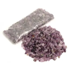 Hot selling Crystal polished Stone Amethyst Chips Gravel Stone Gemstone Bulk Chips Stone | Buy Jilaniagate