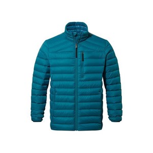 Vente en gros veste d'extérieur avec logo personnalisé manteau léger et chaud en plumes pour hommes en nylon à capuche pour l'hiver manteau à bulles bouffantes en duvet - Product Image 6