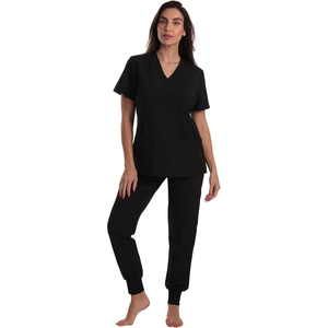 Juegos de fregado personalizados de alto diseño para médicos, enfermeras, personal de hospital, uniformes de LICRA/poliéster unisex de alta calidad - Product Image 4