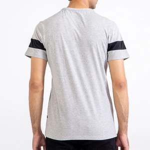 Vente en gros de logo personnalisé de votre marque T-shirt 100% coton T-shirt blanc pour hommes T-shirt uni décontracté pour hommes coupe ample - Product Image 3