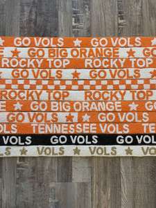 Checkerboard Beaded <b>Purse</b> Strap OrangeWhite - Product Image 5