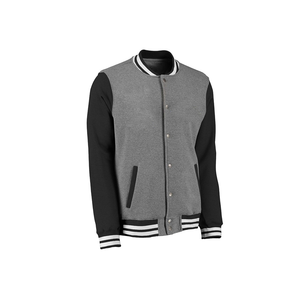 Veste zippée en toile unisexe personnalisée avec col montant et motif de lettre de service OEM imperméable à l'eau - Product Image 5