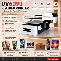 Mesin Printer UV 6090 untuk Usaha Kecil, Mesin Cetak UV Flatbed A1, Pembuatan Produk Hadiah Casing Ponsel Custom